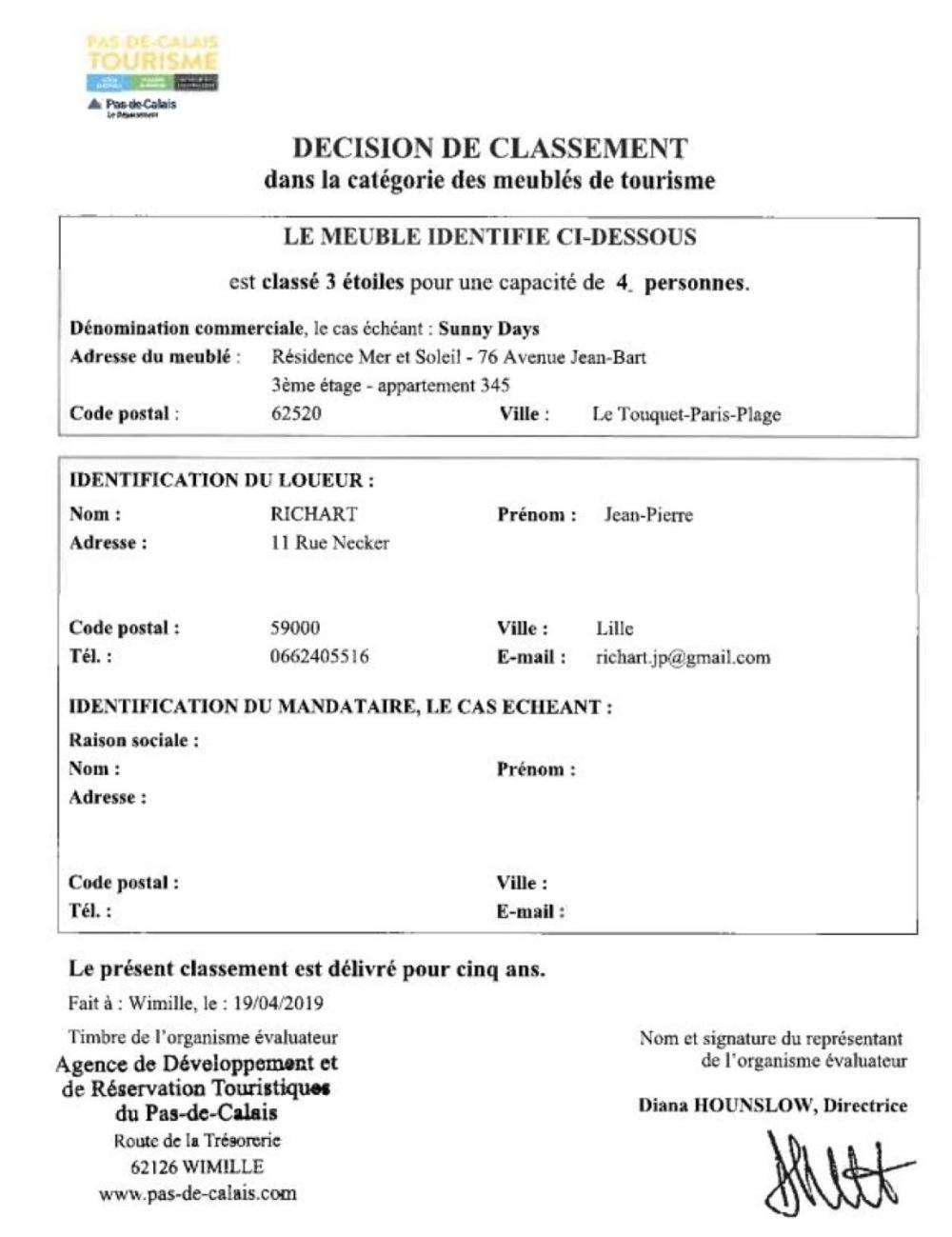 Apartament Sunny Days - App 60 M2 Avec Balcon, 4 Pers, 3E Etage, Au Calme Et Ensoleille Le Touquet Zewnętrze zdjęcie
